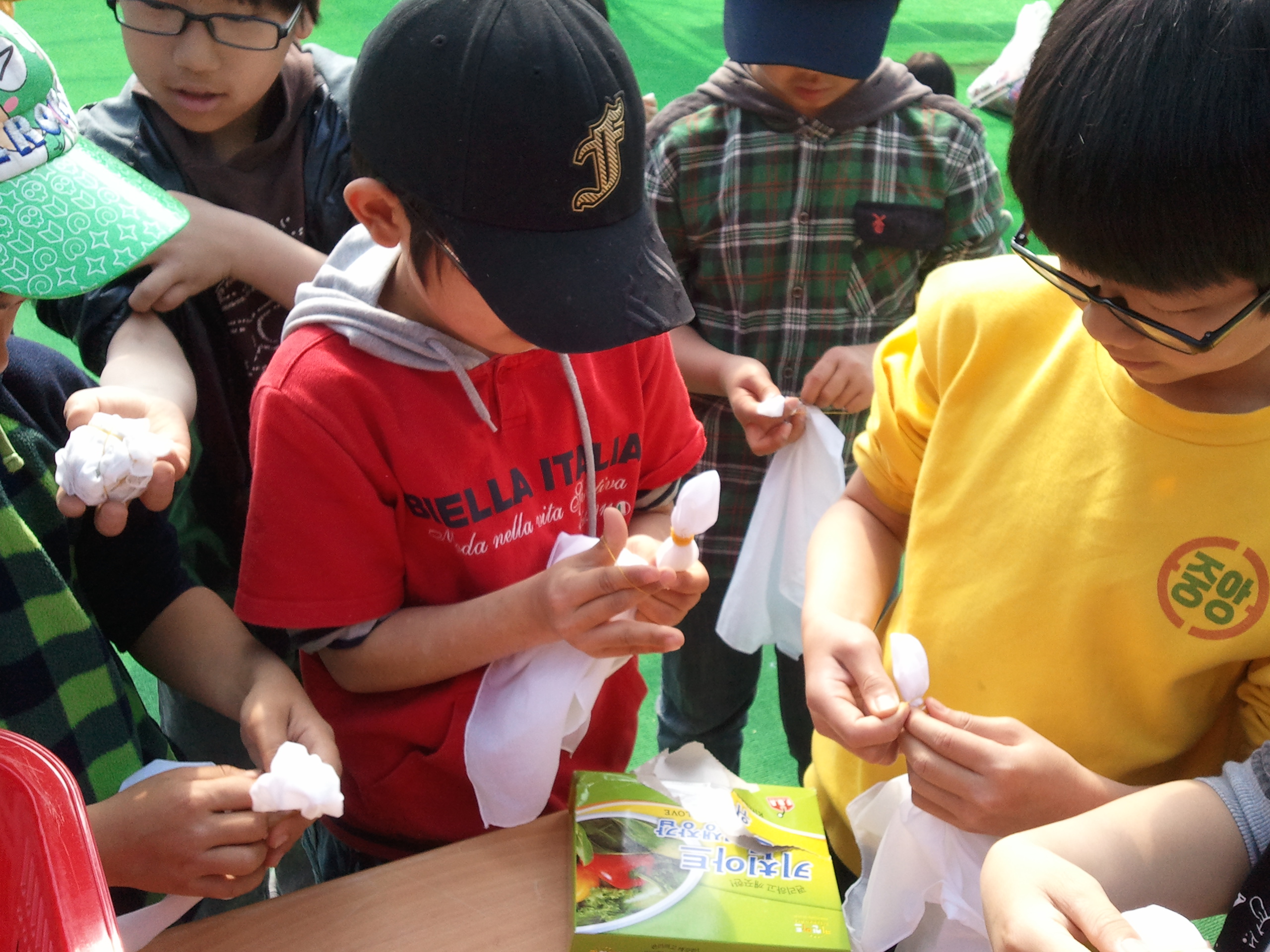 [농촌자원] 천연염색체험(서귀중앙초,2011.4.19)